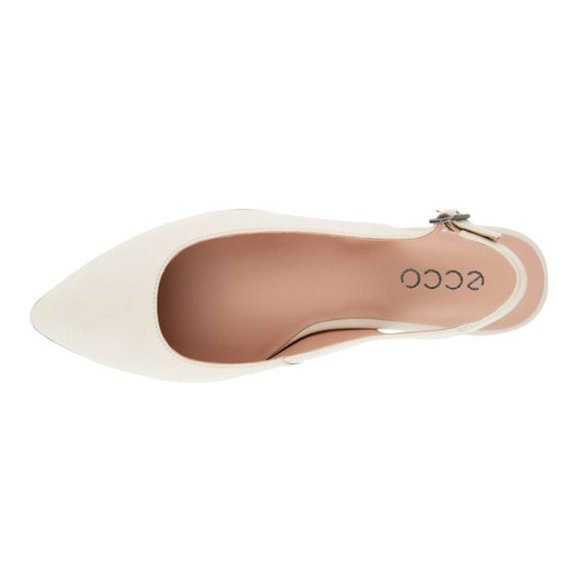 Ecco Women's Cream Slingback Flats - Picture 6 of 8